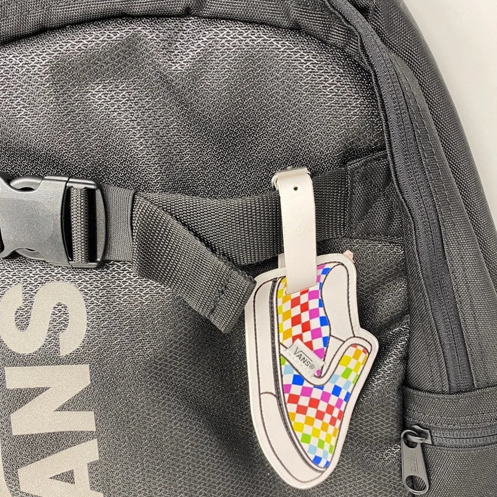 Pack of 3 Vans Family Check Bag Luggage Tag Multi Pride